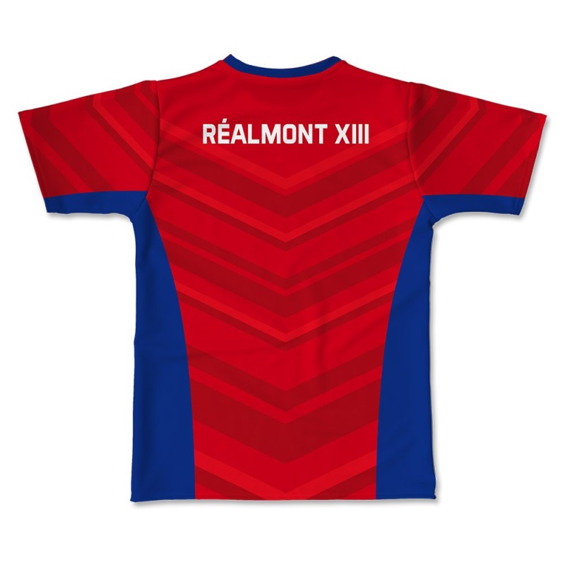 Maillot de match séniors Réalmont XIII 2022-2023 dos