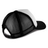 Casquette trucker Red Star Basketball noir et blanche dos