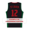 Débardeur basket enfant 2023-2024 Red Star Basketball exemple de personnalisation dos