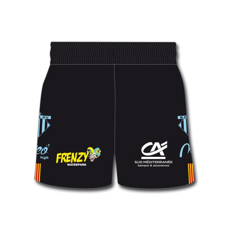 Short de match Salanque Cote Radieuse XV 2023-2024 face