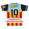 Maillot de match 2025-2026 SCR XV exemple de personnalisation