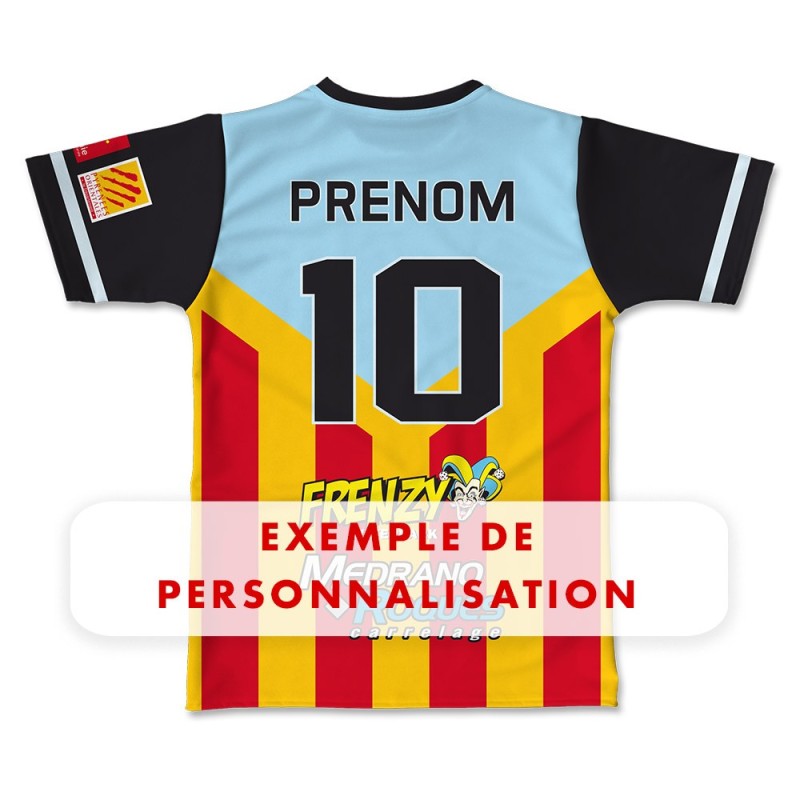 Maillot réplica 2025-2026 SCR XV exemple de personnalisation
