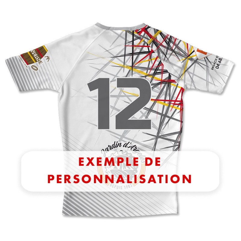 Maillot de match Seniors 2024-2025 Seven Gats exemple de personnalisation
