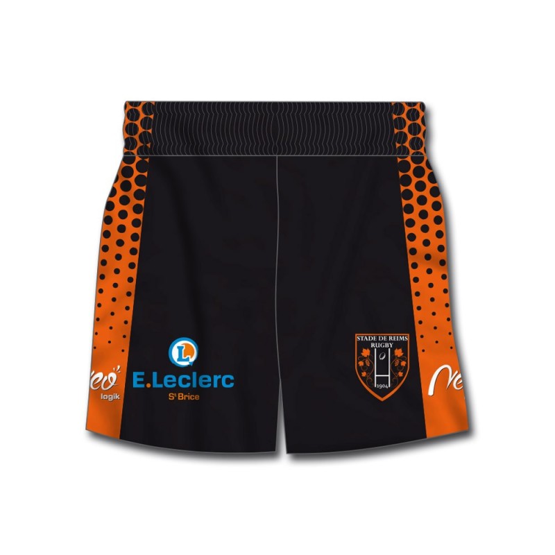 Short de match  Stade de Reims Rugby 2021-2022 face