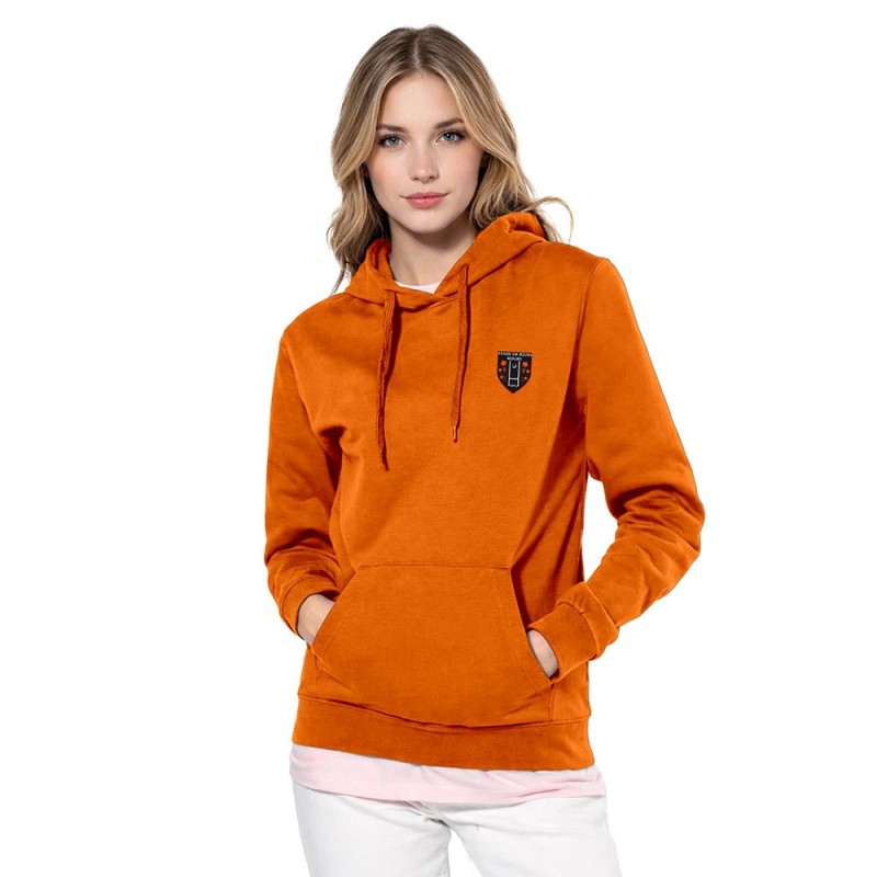Sweat capuche femme Stade de Reims Rugby orange