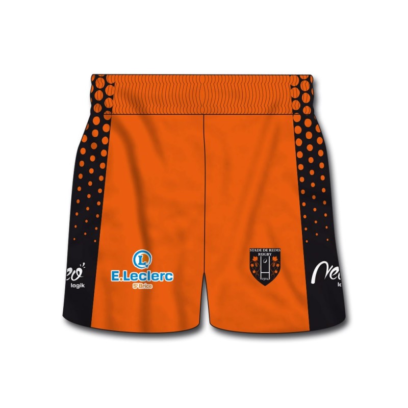 Short de match Stade de Reims Rugby 2022-2023 face