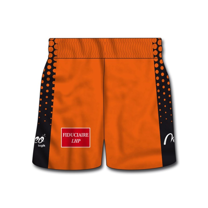 Short de match Stade de Reims Rugby 2022-2023 dos