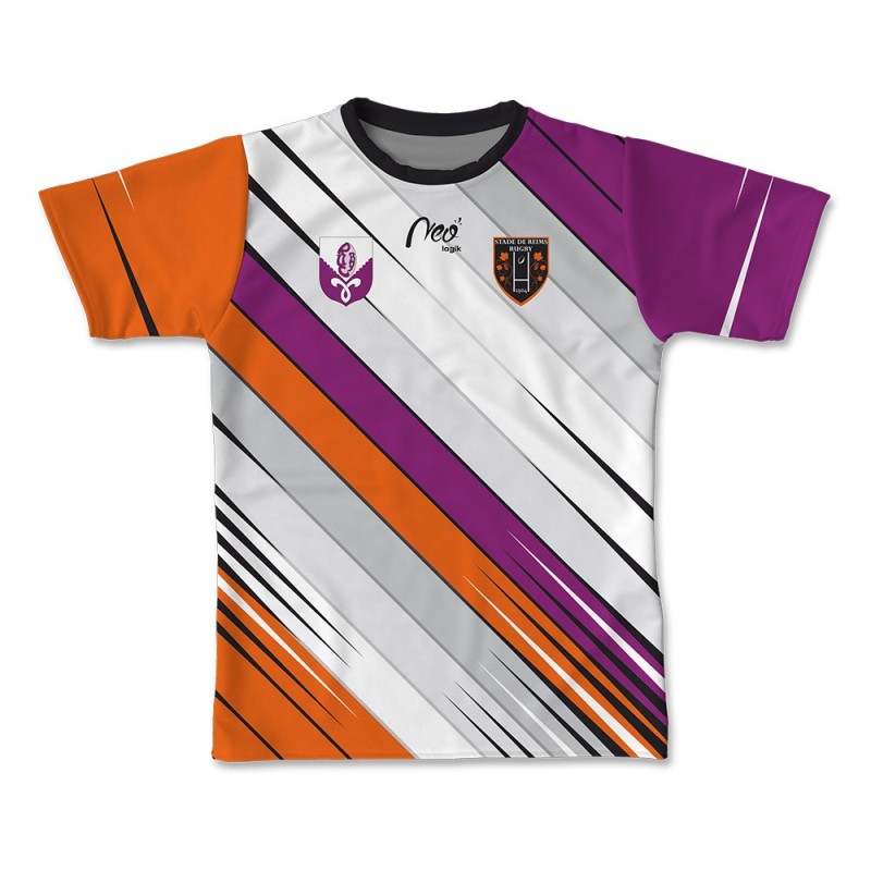 Maillot Effective Stade de Reims Rugby RUCby Reims U14 2023-2024 face