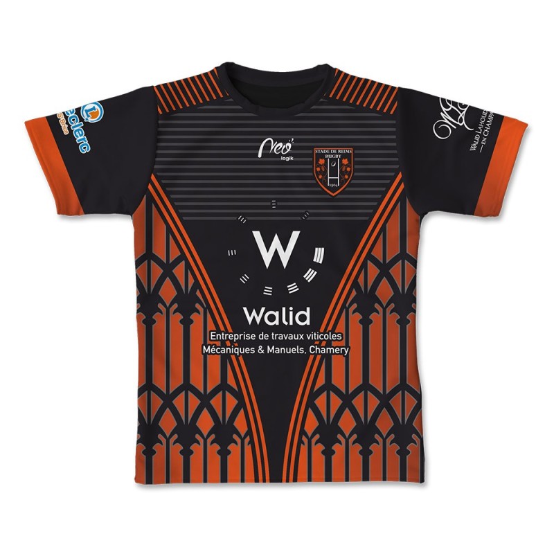 Maillot Effective Stade de Reims Rugby domicile 2024-2025 face