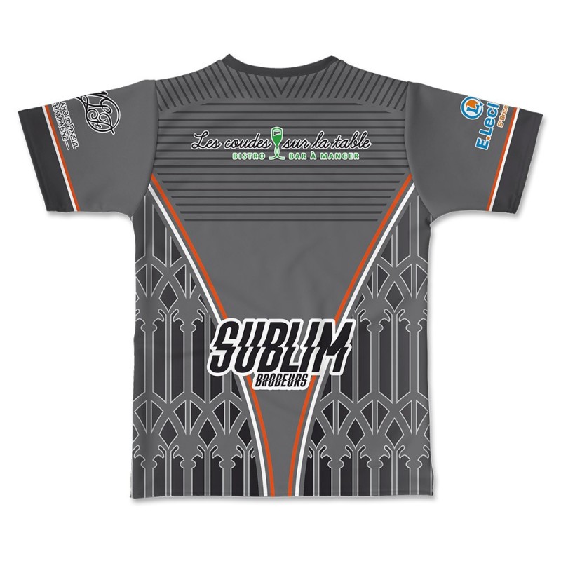 Maillot Effective Stade de Reims Rugby extérieur 2024-2025 dos