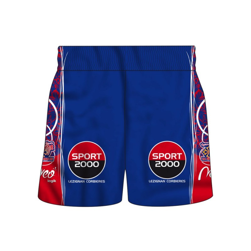 Short de match US Ferrals XIII 2022-2023 dos