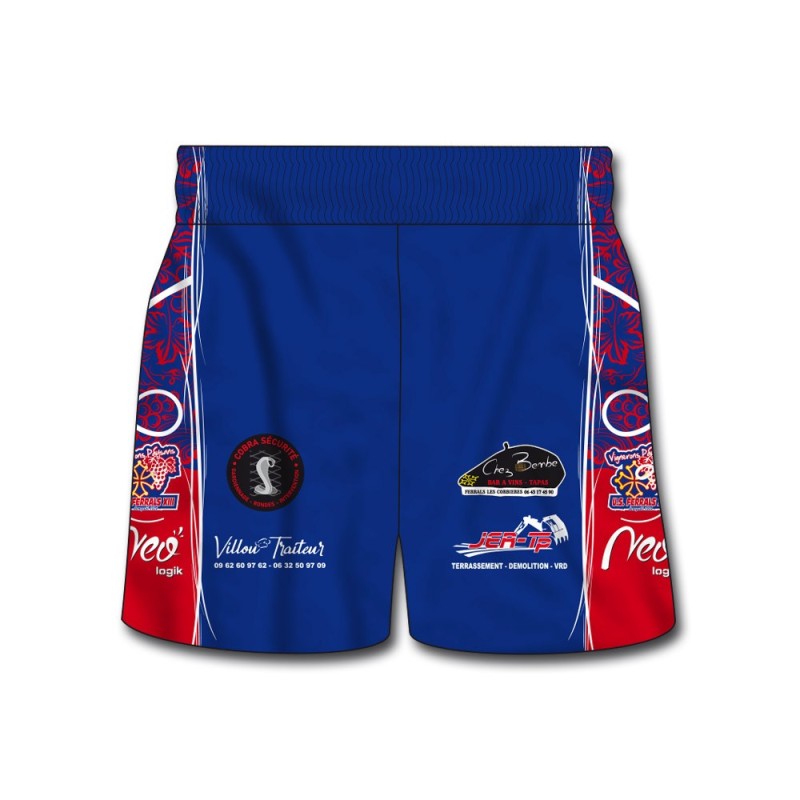 Short de match US Ferrals XIII 2022-2023 face