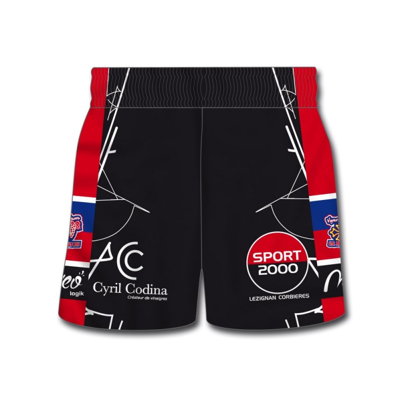 Short de match US Ferrals XIII dos