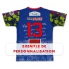 Maillot réplica Ferrals XIII centenaire  2023-2024 exemple de personnalisation