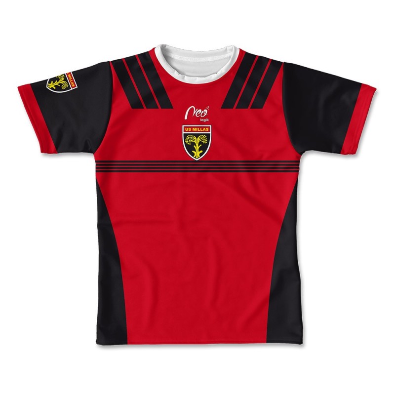 Maillot de match US Millas vintage