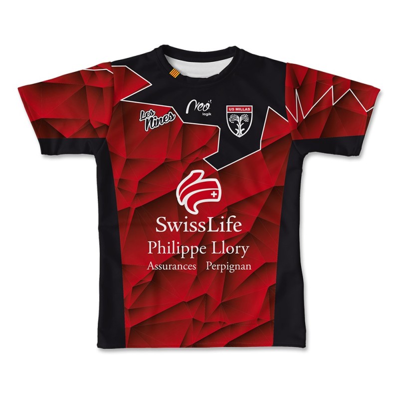 Maillot de match US Millas féminines 2020-2021