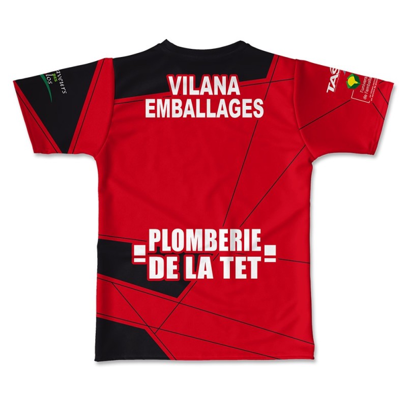 Maillot de match US Millas domicile 2017-2018 face