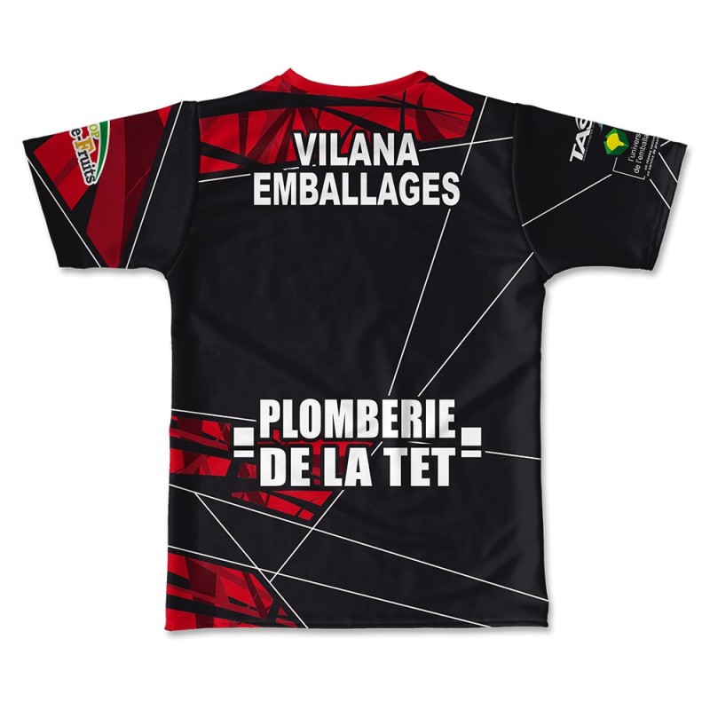Maillot de match US Millas 2016-2017 dos