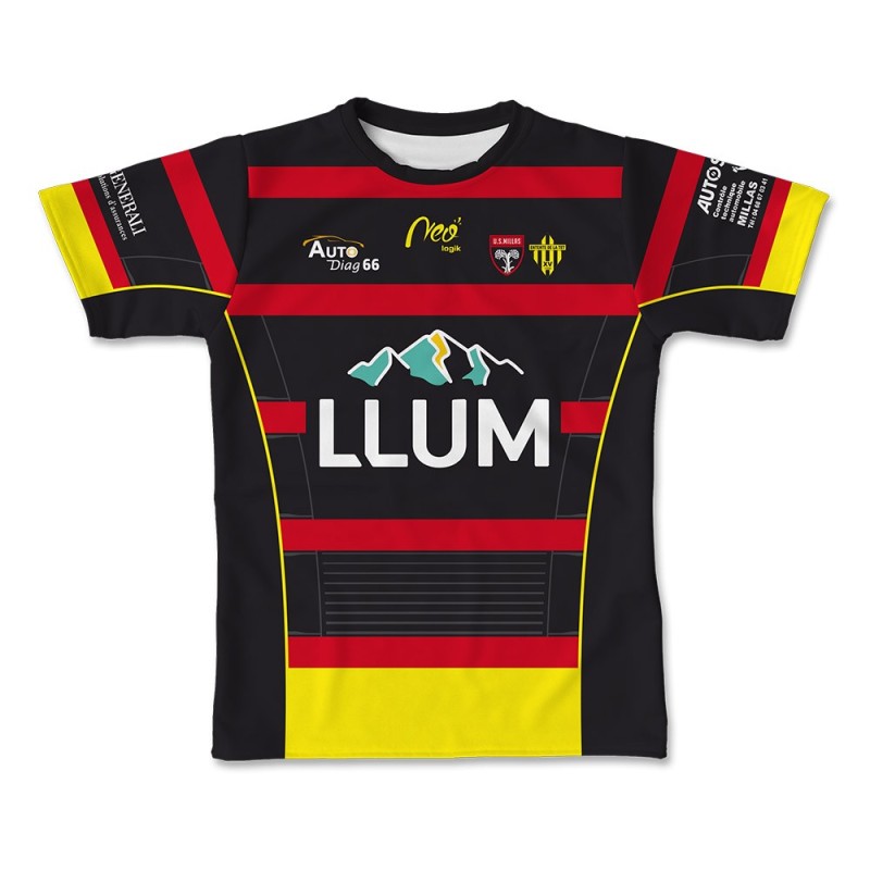 Maillot de match US Millas Cadets 2022-2023 face