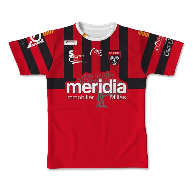 Maillot réplica US Millas Première 2022-2023 face