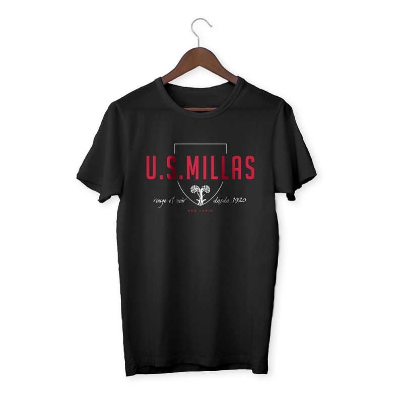 Tshirt homme US Millas Printemps 2023 noir