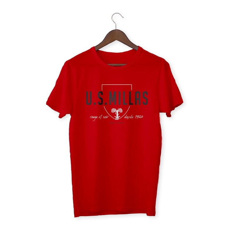 Tshirt homme Printemps US Millas rouge