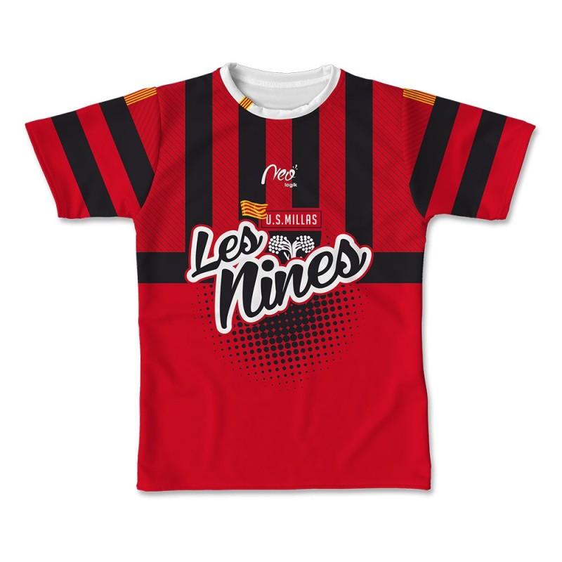 Maillot multi-sports Les Nines 2023-2024 face