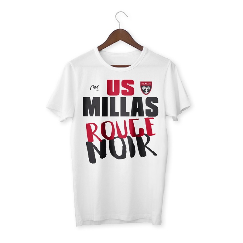 Tshirt homme Rouge Noir