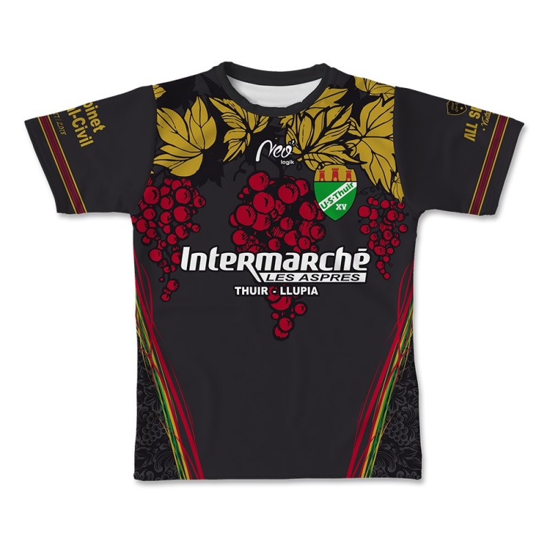 Maillot réplica US Thuir 2017-2018 anthracite