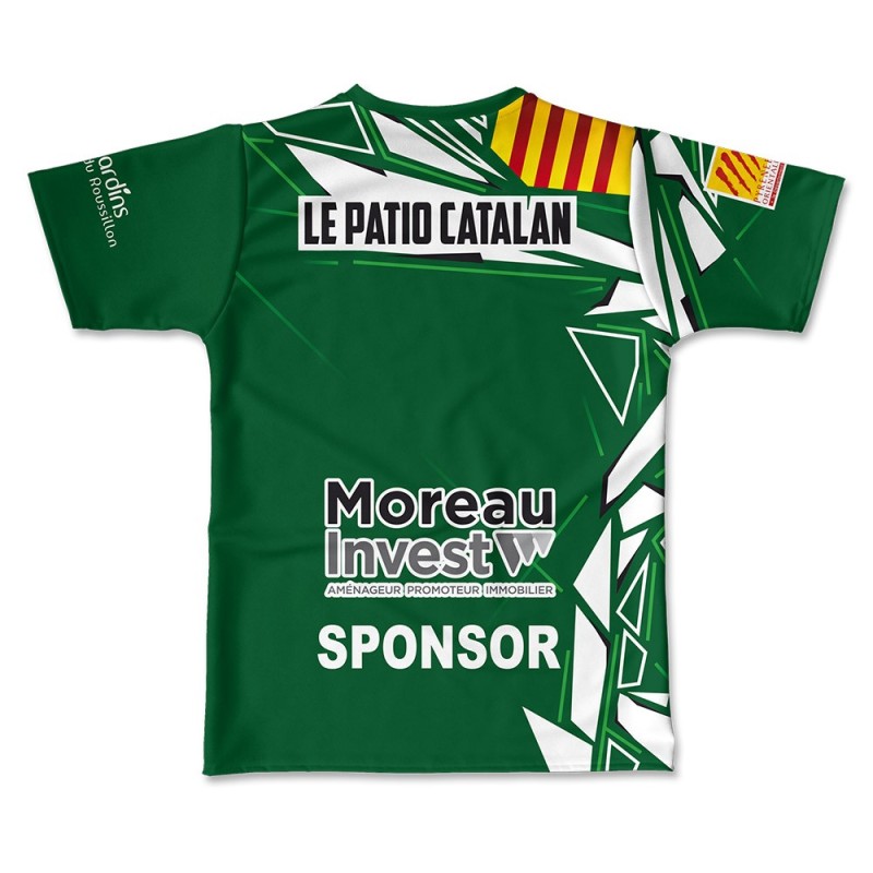 Maillot de match US Thuir 2022-2023 dos