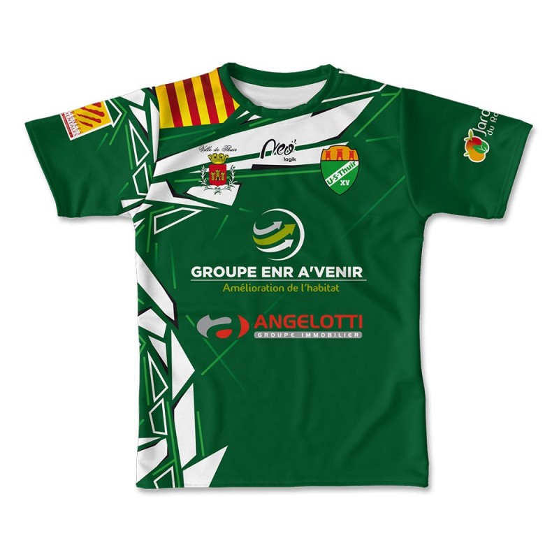 Maillot de match US Thuir 2022-2023 face