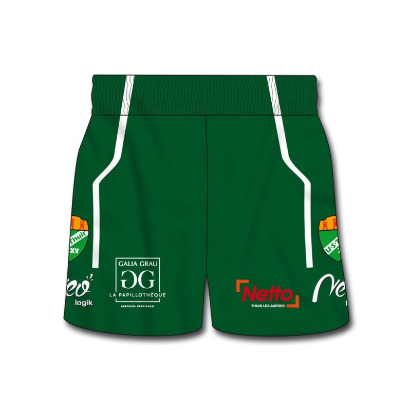 Short rugby US Thuir 2024-2025 face