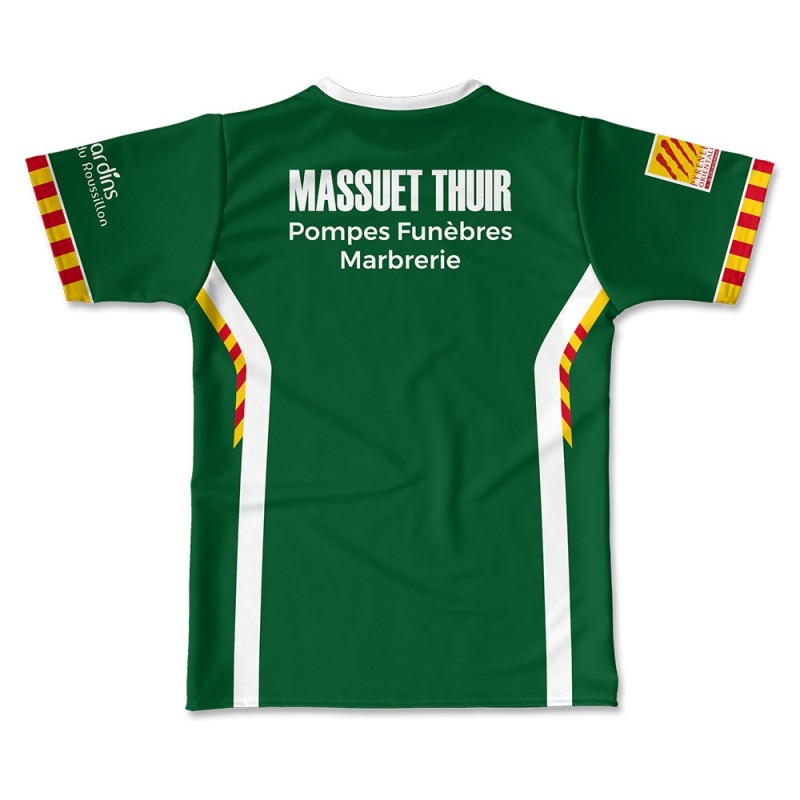 Maillot réplica US Thuir 2024-2025 dos