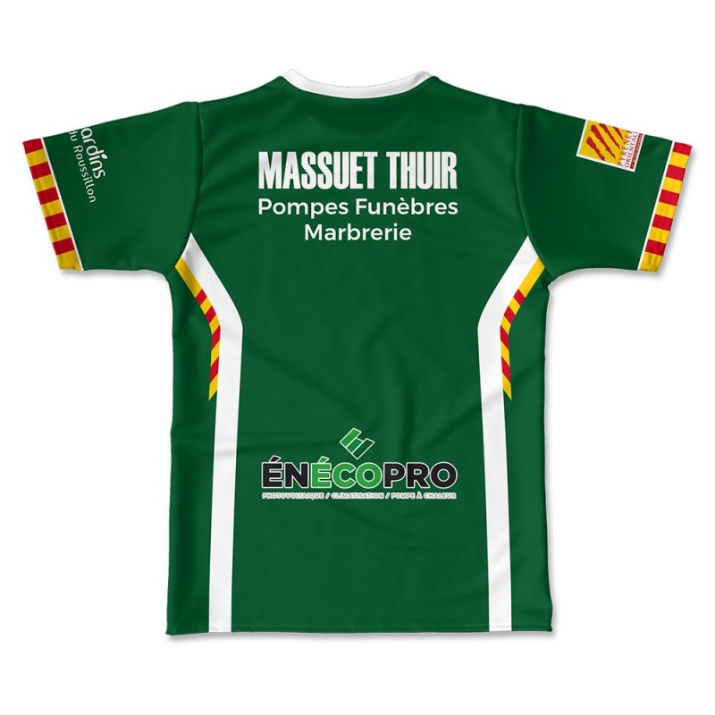 Maillot réplica 2025-2026 us thuir dos