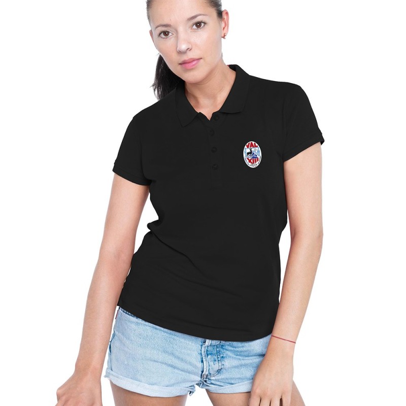 Polo femme VAL XIII noir