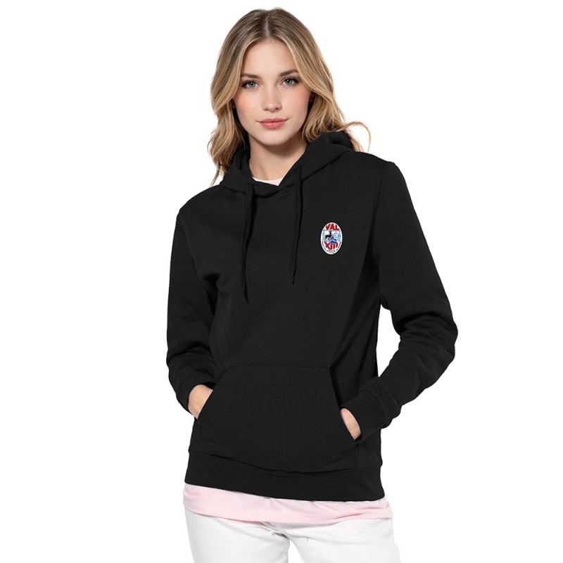 Sweat capuche femme Val XIII noir