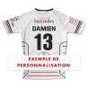 Maillot High Ground VAL XIII 2024-2025 dos exemple de personnalisation
