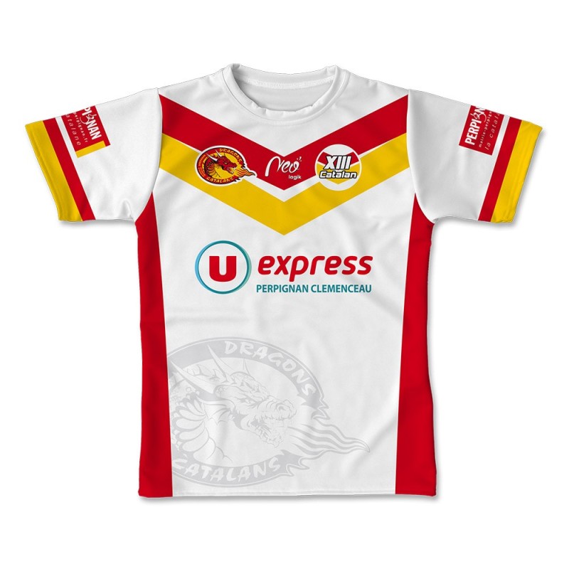 Maillot de match XIII Catalan 2018-2019