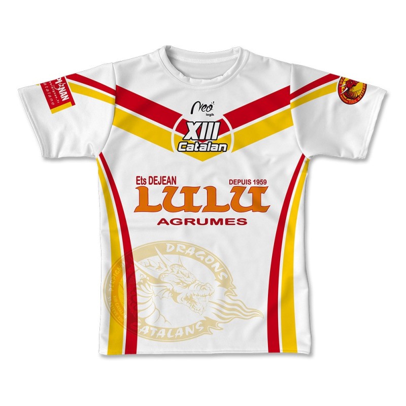 Maillot de match XIII Catalan 2019-2020
