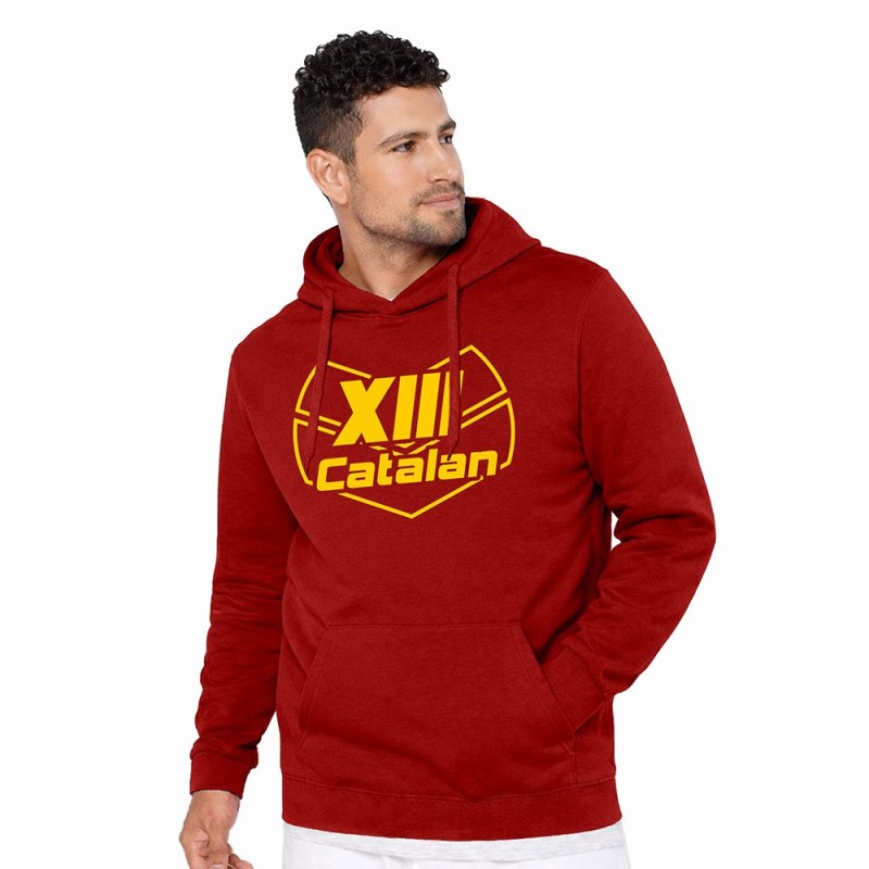 Sweat capuche homme XIII Catalan - Big Blaz Jaune