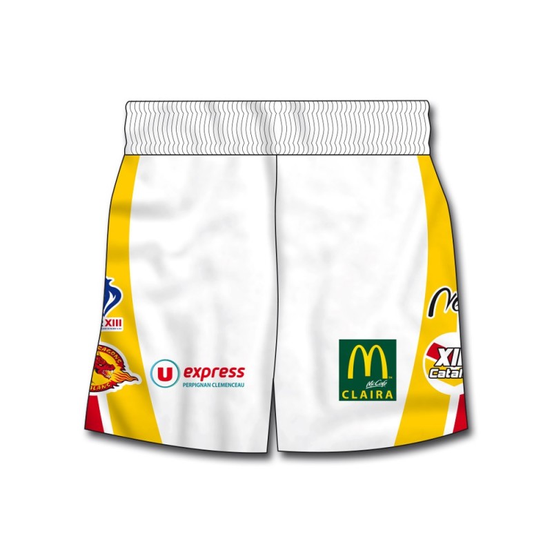 Short de match XIII Catalan 2019-2020 dos