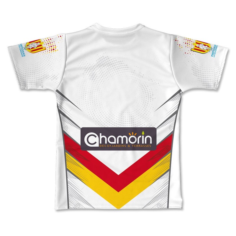 Maillot de match XIII Catalan 2022-2023 dos