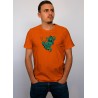 Tshirt homme orange Spray kagouille