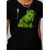 Tshirt femme noir Dogo zooom