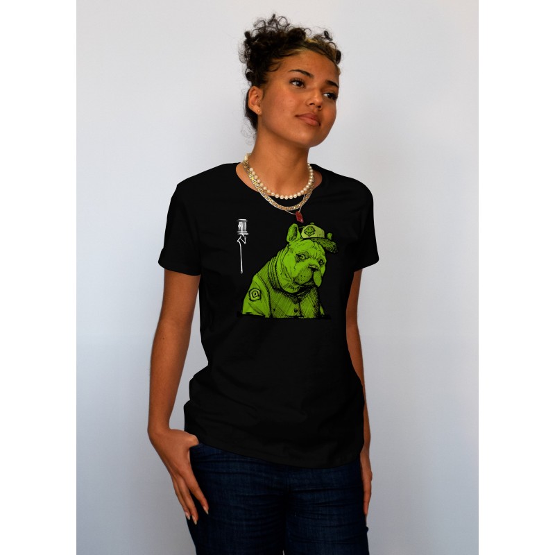 Tshirt femme noir Dogo
