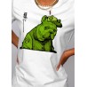 Tshirt femme blanc Dogo zoom