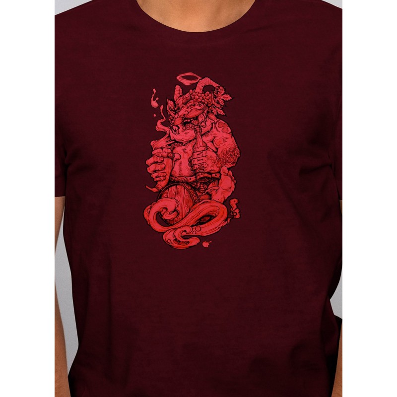 Tshirt homme wine Vino Veritas zoom