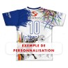 Maillot réplica 2026-2027 Ecole du rugby du Vallespir exemple de personnalisation numéro