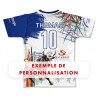 Maillot réplica 2026-2027 Ecole du rugby du Vallespir exemple de personnalisation numéro et prénom