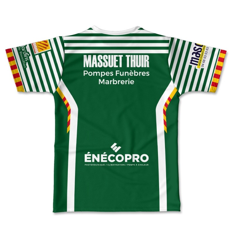 Maillot de match 2026-2027 US Thuir dos
